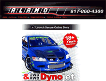 Tablet Screenshot of alamoautosports.com